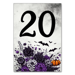 Bats and Flowers Table Number 20