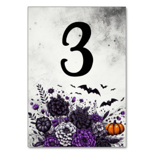 Bats and Flowers Table Number 3