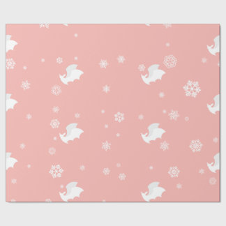 Bats and Snowflakes Wrapping Paper