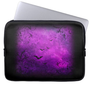 Bats and Swirls Laptop Sleeve