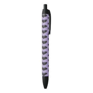 Bats Black Ink Pen