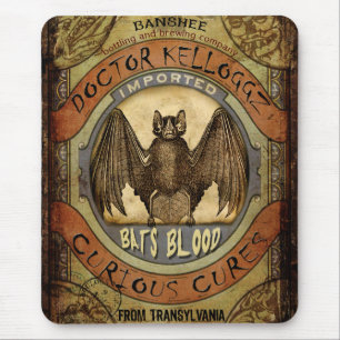 Bats Blood Mouse Mat