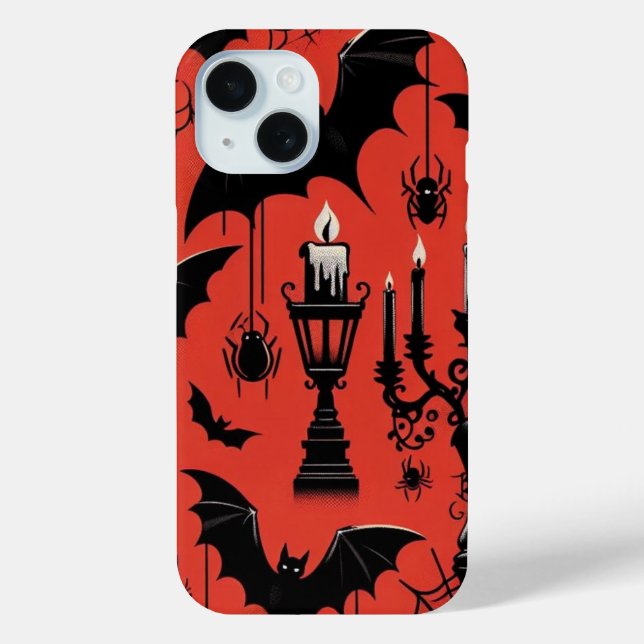 Bats & Candles Case-Mate iPhone Case (Back)