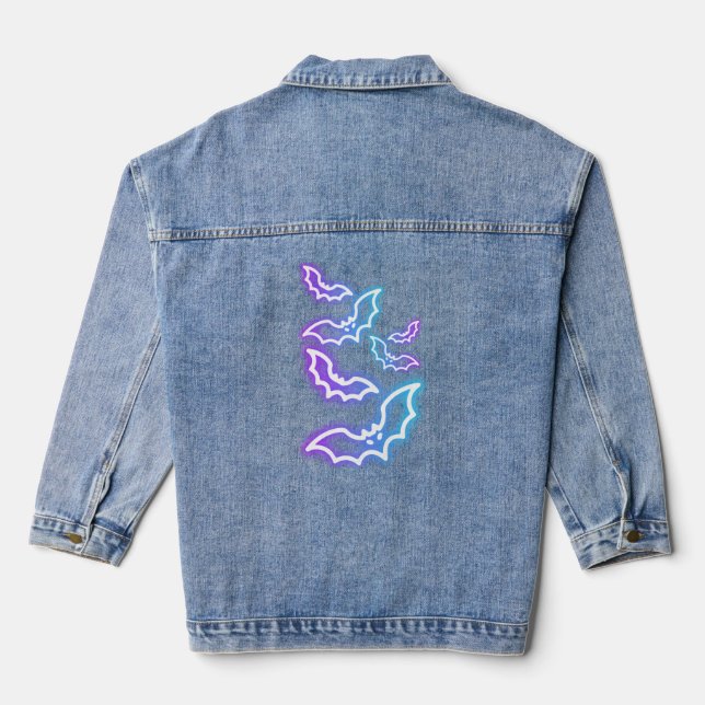 Bats Denim Jacket (Back)