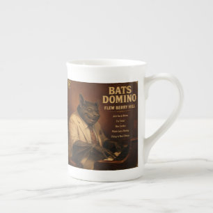 Bats Domino: a Parody Bone China Mug