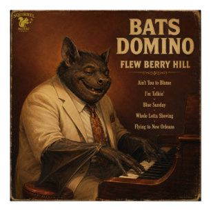 Bats Domino: a Parody Poster