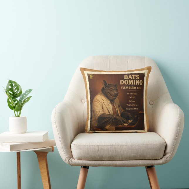 Bats Domino Album: a Parody Cushion (Chair)