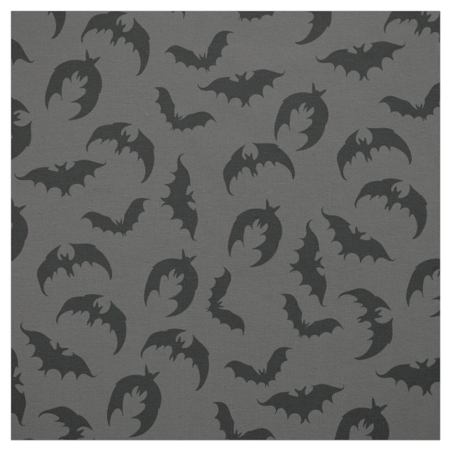 Bats Gothic Halloween Fabric (Swatch)