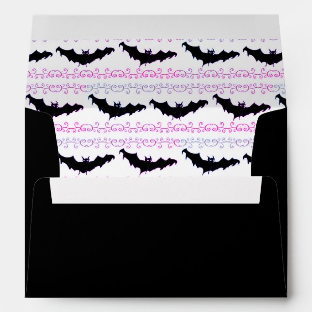 Bats Halloween 🦇  Envelope (Back (Bottom))