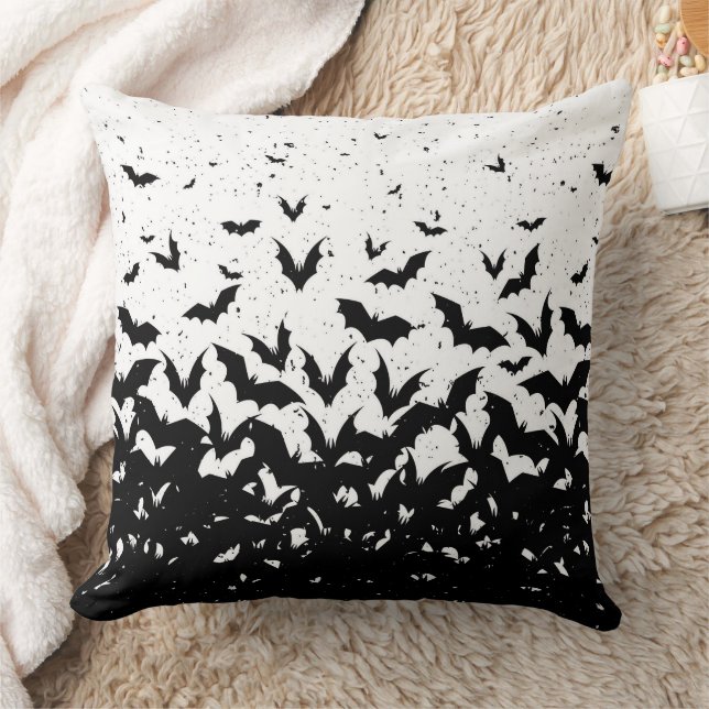 Bats Halloween Horror Vampire Cushion (Blanket)