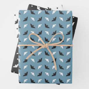 Bats, Halloween Wrapping Paper Sheet Set