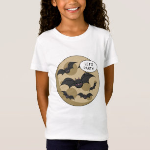 Bats Having Party on Full Moon T-Shirt