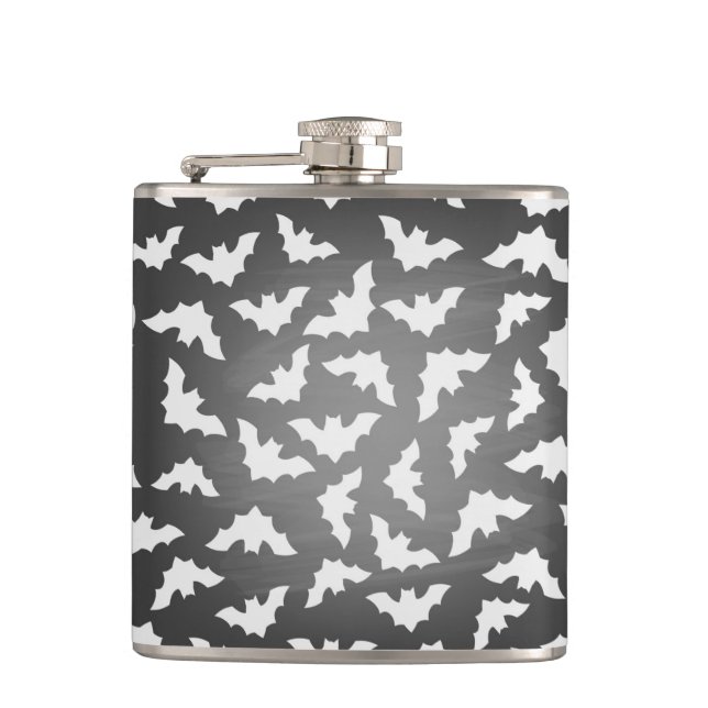 Bats Hip Flask (Front)