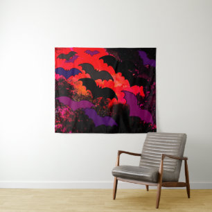 Bats In Flight Tapestry