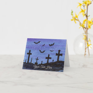 Bats in the Graveyard Card