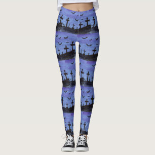 Bats in the Graveyard Leggings