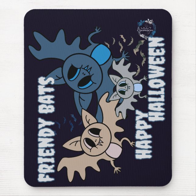 Bats  mouse mat (Front)