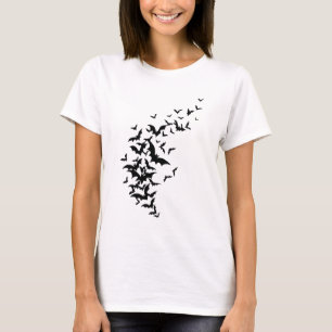 Bats on White T-Shirt