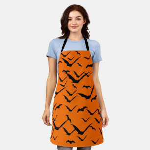 BATS PATTERN HALLOWEEN SEAMLESS APRON
