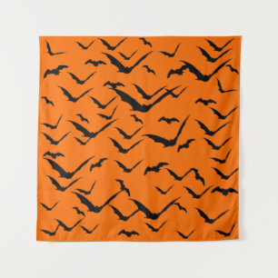 BATS PATTERN HALLOWEEN SEAMLESS TAPESTRY