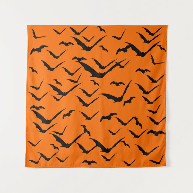 BATS PATTERN HALLOWEEN SEAMLESS   TAPESTRY (Front)