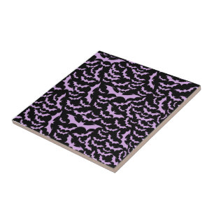 Bats Repeating Pattern Tile