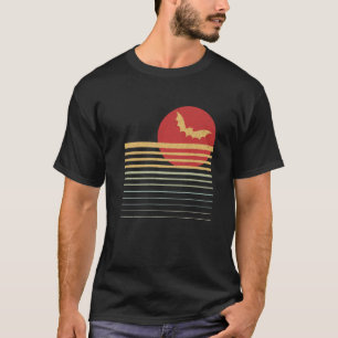 Bats Retro Vintage 80S Style Animal Love Style T-Shirt
