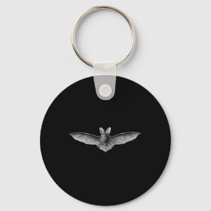 Bats Scientific Illustration Drawing Biology Art H Key Ring