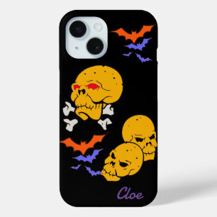 Bats, Skull and Spider Case-Mate iPhone Case