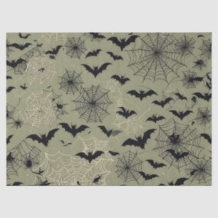 Bats Spiders Webs  Tissue Paper