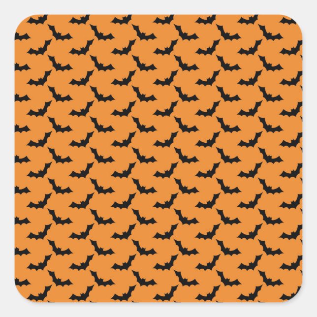 Bats Square Sticker (Front)