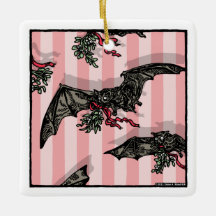 Bats with Mistletoe - Pop Goth Holiday