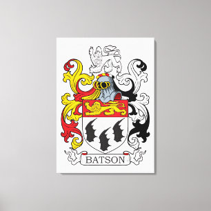 Batson Family Crest Canvas Print