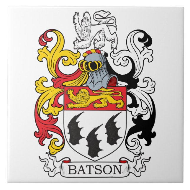 Batson Family Crest Tile (Front)