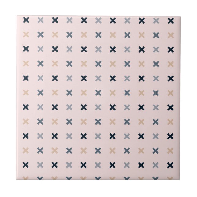 Batsu X Minimalist Pattern Tile (Front)