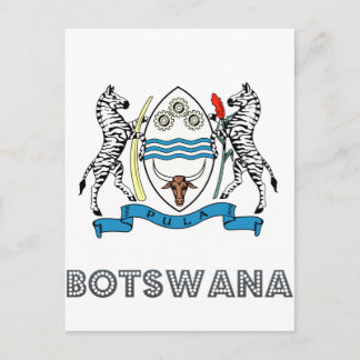 Batswanian Emblem Postcard