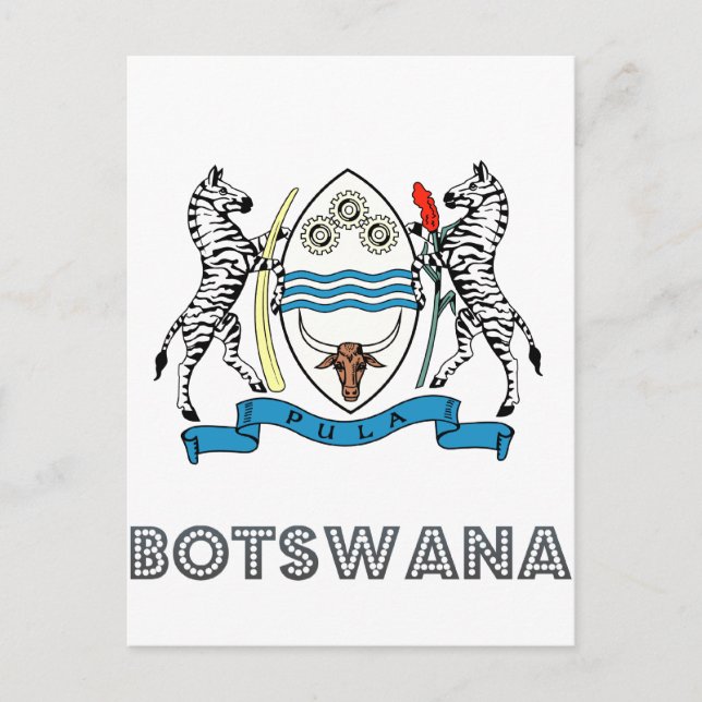 Batswanian Emblem Postcard (Front)