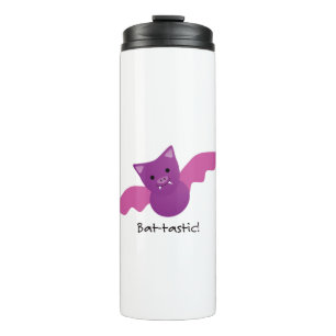 Battastic Pink Bat Thermal Tumbler