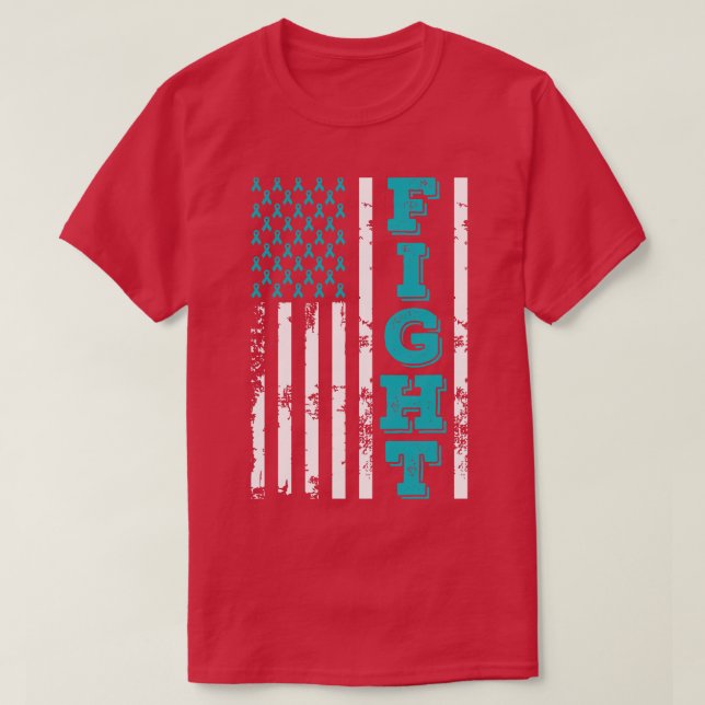 Batten Disease Awareness Fight American Flag 4th O T-Shirt (Design Front)
