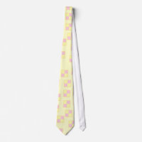 Battenburg Cake Pattern. Pink and Yellow.