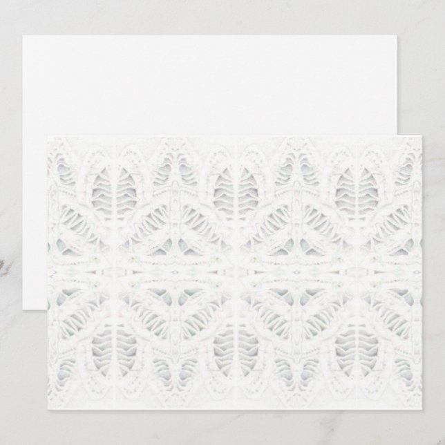 BATTENBURG LACE 5.5x7.5 Flat Card / Horizontal (Front/Back)