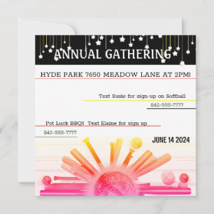 BATTER UP! INVITATION