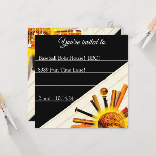 BATTER UP SUNDAY! INVITATION