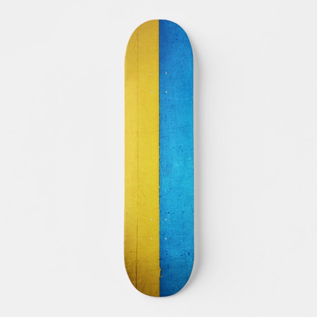 Battered Building-Minimal Abstract by STaylor Skateboard (Front)
