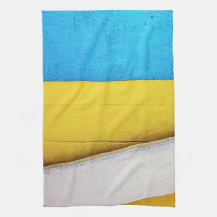 Battered Building-Minimal Abstract by STaylor Tea Towel