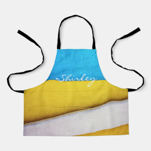 'Battered Building' Minimalistic Abstract Apron
