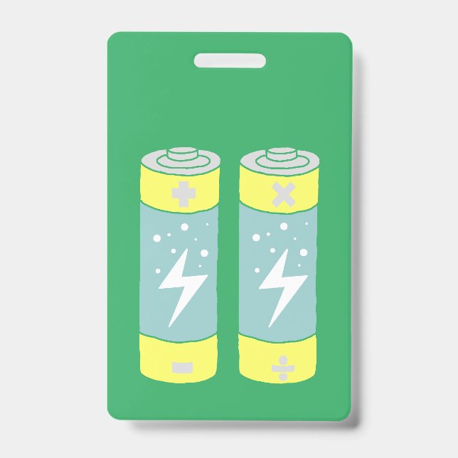 Batteries ID Badge (Front)