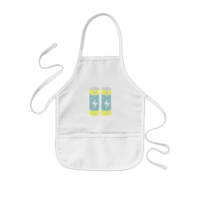 Batteries Kids Apron (Front)