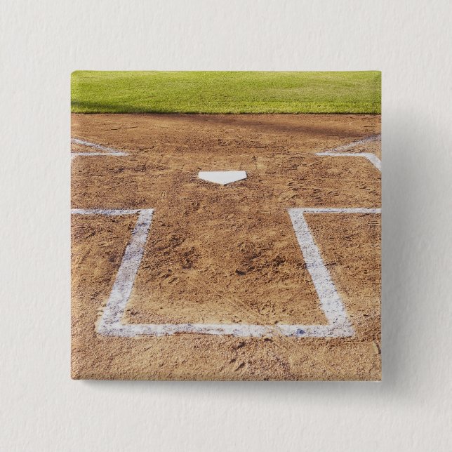 Batter's box 15 cm square badge (Front)