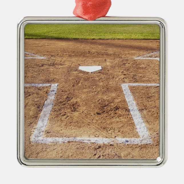 Batter's box metal tree decoration (Front)